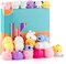 20-Pack Squishy Animal Toys – Cat, Rabbit & Panda Stress Relief Squeeze Toys, Easter Egg Fillers, Kids Birthday Party Favors, and Goodie Bag Stuffers